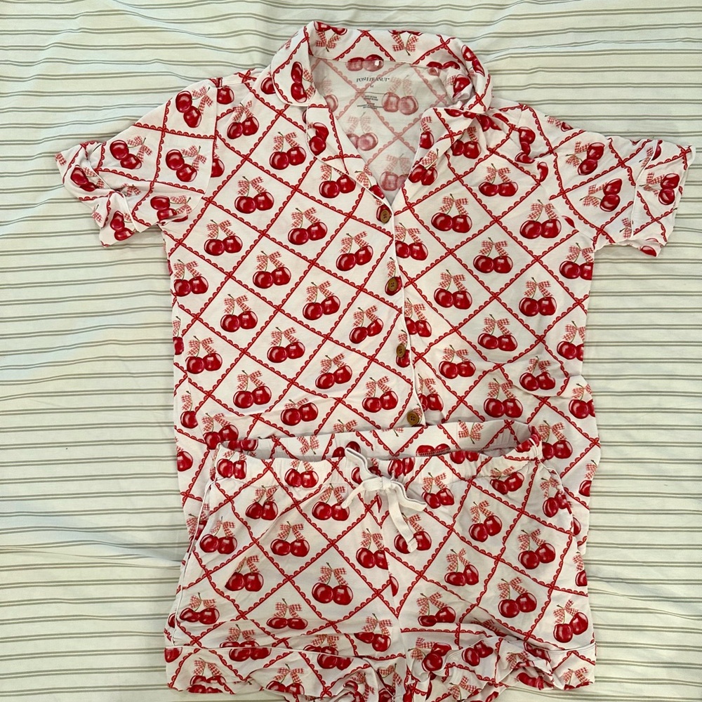 Cherry Farmhouse Pajama Set